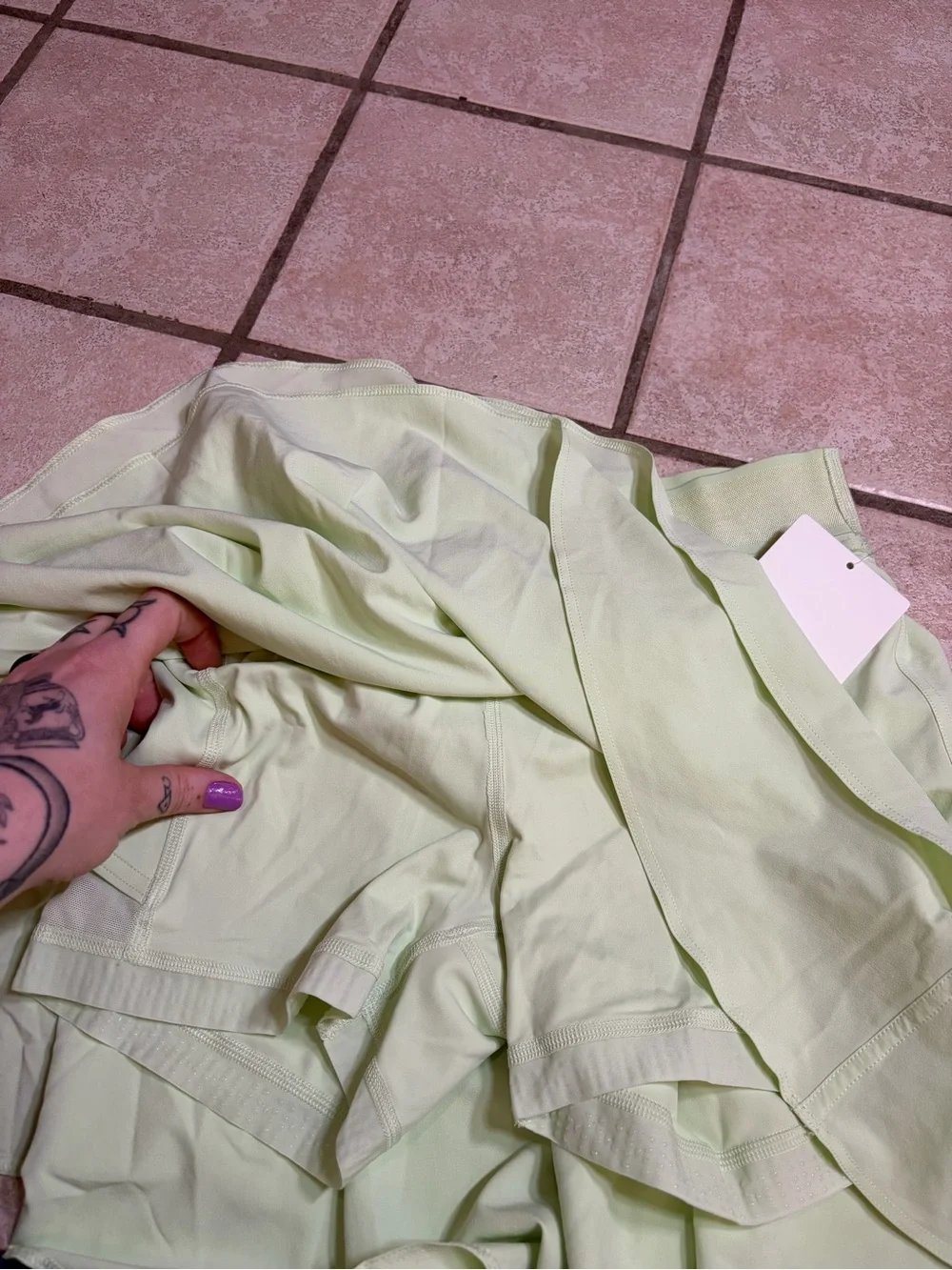 NWT Lululemon Court Rival High-Rise Skirt *15” *Long (Kohlrabi Green) Size 4